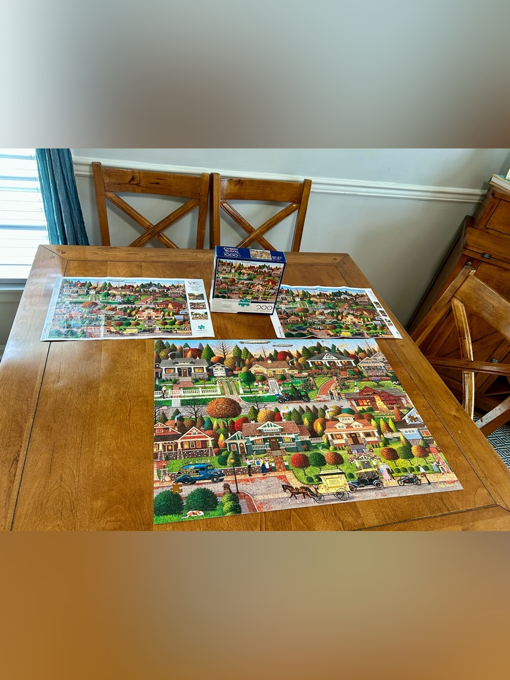 Buffalo Jigsaw Puzzle Charles Wysocki Labor Day in Bungalowville